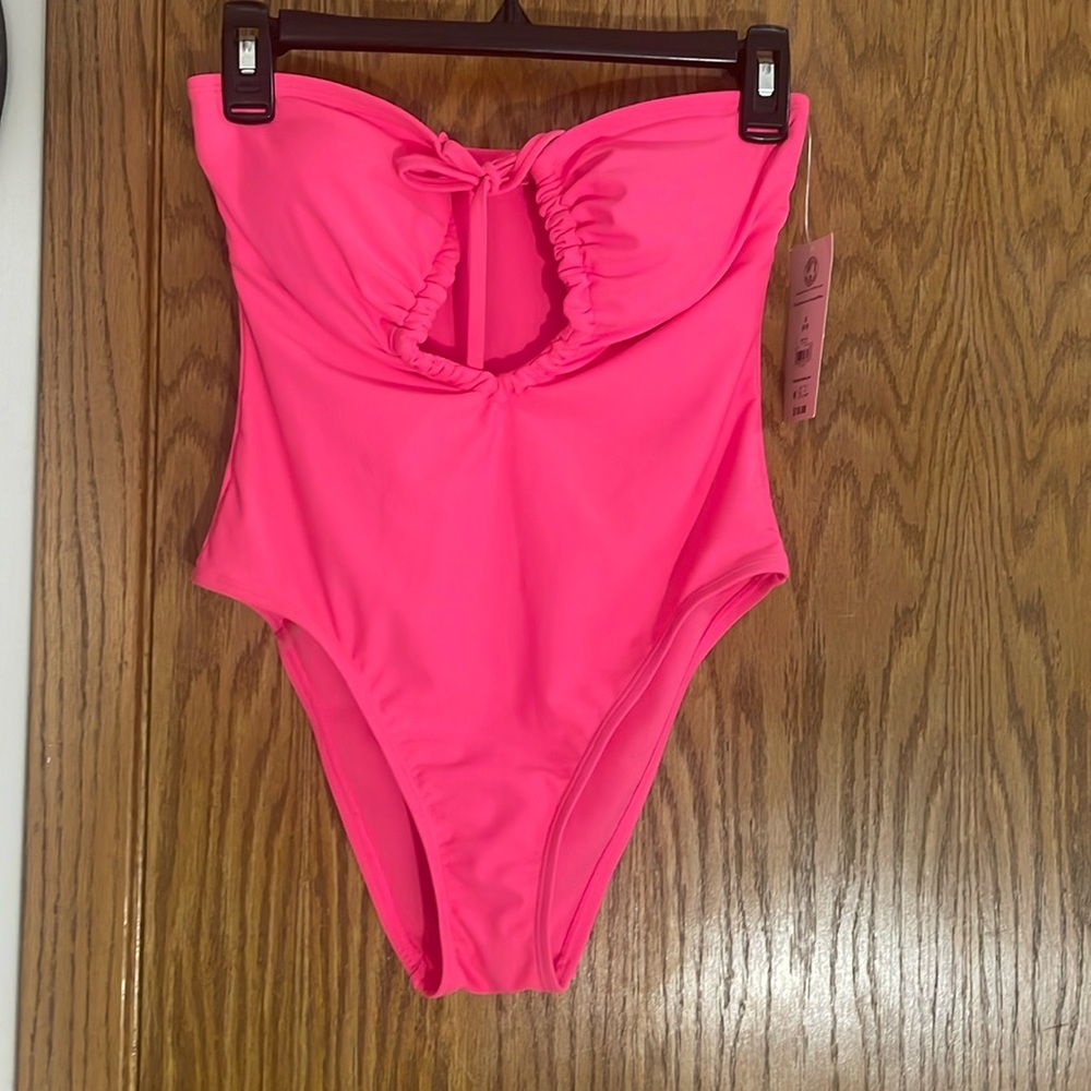 No Boundaries Hot Pink Swimsuit Size S
